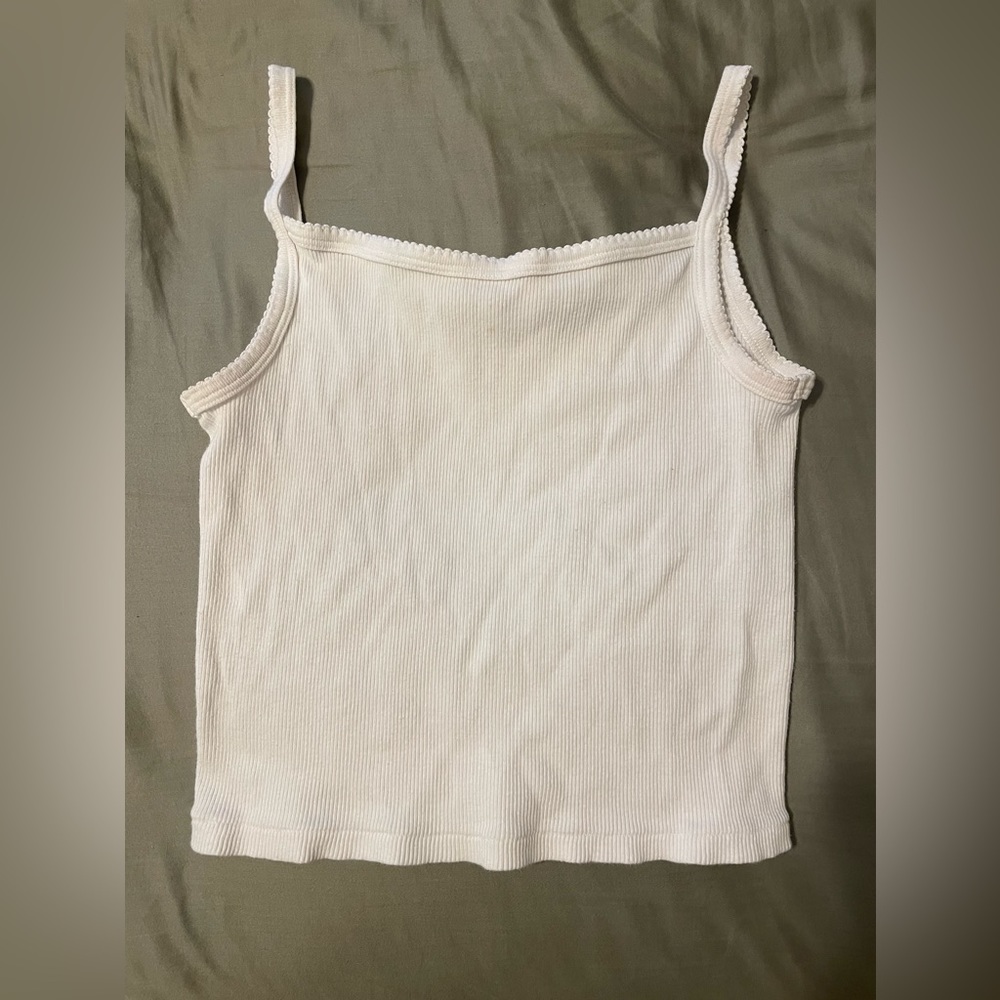 White brandy Melville tank top